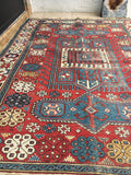 3'1" x 4'4" Antique Shirvan Rug (#1680) - Blue Parakeet Rugs