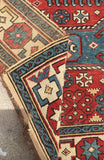 3'1" x 4'4" Antique Shirvan Rug (#1680) - Blue Parakeet Rugs