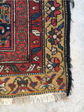 5'4" x 15'2" Antique Oriental Rug Runner - Blue Parakeet Rugs