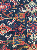 5'4" x 15'2" Antique Oriental Rug Runner - Blue Parakeet Rugs