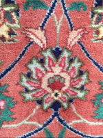 9'6" x 12'8" Vintage Tabriz Rug / 10x13 Rug - Blue Parakeet Rugs