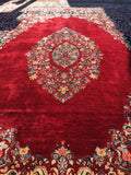 15 x 18 Antique Oversize full pile rug - Blue Parakeet Rugs