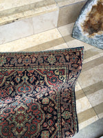 2'2 x 4'10 Antique Jozan rug / Small Vintage Rug / Antique Small Rug - Blue Parakeet Rugs