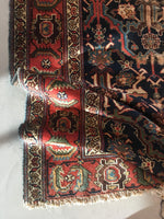 17' x 3'4" Antique Oriental Rug / Vintage Rug Runner - Blue Parakeet Rugs