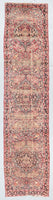 11'4" x 2'9" Antique Runner / Kerman Lavar Runner / Vintage Runner / Skinny Runner - Blue Parakeet Rugs