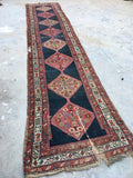 3'5" x 15'3" NW Persian Runner #2271 - Blue Parakeet Rugs