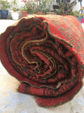9'1 x 10'10" Worn Turkish Oushak Rug #JLH / 9x11 Turkish Rug / 9x11 Vintage Rug - Blue Parakeet Rugs