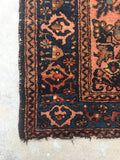 3'3" x 6'6" Jewel Antique Malayer / Small Malayer / Small 3x6 Rug - Blue Parakeet Rugs