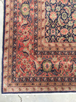 8’1 x 11’2 Antique Persian Tabriz Rug (#1048) - Blue Parakeet Rugs