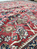 10'5 x 10'5 Antique Persian Mahal Rug - Blue Parakeet Rugs