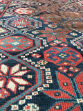 4’2 x 8’2 Qashqai Tribal Runner (#1039A) - Blue Parakeet Rugs