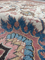 9'2  x 11'9 Vintage Samarkand Rug (#1109ML) - Blue Parakeet Rugs