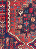 5’1 x 6’6 Antique Persian Afshar Rug (#1295) - Blue Parakeet Rugs