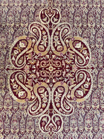 8’3 x 9’10 Antique Lavender Ground Agra Rug #2480 / 8x10 Vintage Rug - Blue Parakeet Rugs