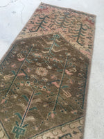 1’9 x 4’8 skinny vintage Persian runner (#1292ML) - Blue Parakeet Rugs