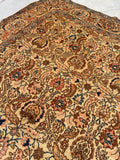 5’5 x 8’6 Antique Persian Tabriz rug #2289 / 6x9 Vintage rug - Blue Parakeet Rugs