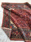 5’5 x 9’ Vintage 1940s rug (#1385) - Blue Parakeet Rugs