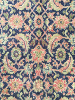 8’1 x 11’2 Antique Persian Tabriz Rug (#1048) - Blue Parakeet Rugs
