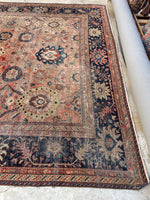 9’6 x 12’8 Antique Persian Mahal Rug #2559ML - Blue Parakeet Rugs