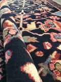 3’3 x 19’9 Indigo Blue Antique Bakhtiari Runner (#833) - Blue Parakeet Rugs