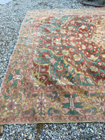 9'2 x 11'5 finely woven antique Persian Malayer (#1090ML) - Blue Parakeet Rugs