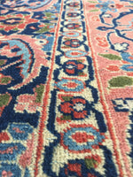 7’4 x11’2 Antique Persian Tabriz Rug #1355 - Blue Parakeet Rugs