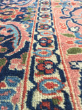 7’4 x11’2 Antique Persian Tabriz Rug #1355 - Blue Parakeet Rugs