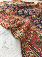 3’9 x 15’4 Antique Kurdish Runner (#1370) - Blue Parakeet Rugs