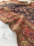 3’9 x 15’4 Antique Kurdish Runner (#1370) - Blue Parakeet Rugs