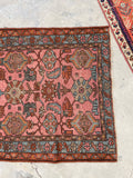 3’4 x 6’3 Antique Persian Malayer #2373 at Anthropologie / Small Malayer / Small 3x6 Rug - Blue Parakeet Rugs