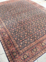 8’1 x 11’2 Antique Persian Tabriz Rug (#1048) - Blue Parakeet Rugs