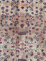 8’4 x 12’6 Antique Persian Kerman rug #2823ML - Blue Parakeet Rugs