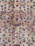 8’4 x 12’6 Antique Persian Kerman rug #2823ML - Blue Parakeet Rugs