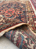 2’4 x 4’3 Antique Persian Rug #2336 - Blue Parakeet Rugs