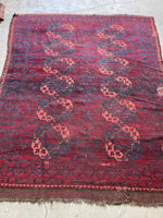 7’ x 8’6 Antique Ersari Rug #2787 - Blue Parakeet Rugs