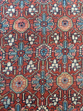 8'8 x 11'8 Antique Persian Heriz rug #2564ML - Blue Parakeet Rugs