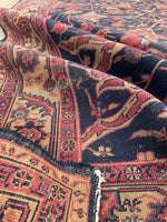 6’4 x 8’11 Antique Turkish rug #2368 - Blue Parakeet Rugs
