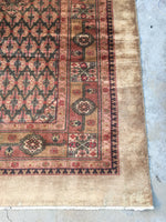 11’10 x 15’1 Antique Camel hair rug / 12x15 antique rug (#1273) - Blue Parakeet Rugs