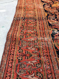 6' x 15'10" Antique 19th Century Mashhad rug #2278 - Blue Parakeet Rugs