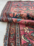 2’5 x 4’1 Antique Persian Malayer #2543 / Small Vintage  Rug - Blue Parakeet Rugs