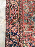 8’3 x 11’ Antique Persian Heriz (#973T) - Blue Parakeet Rugs