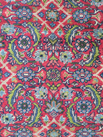 10'3 x 11’7 Antique 1920s village rug (#1371) - Blue Parakeet Rugs