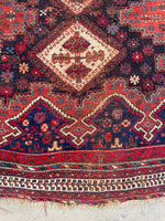 5’1 x 6’6 Antique Persian Afshar Rug (#1295) - Blue Parakeet Rugs
