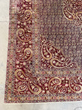 8’3 x 9’10 Antique Lavender Ground Agra Rug #2480 / 8x10 Vintage Rug - Blue Parakeet Rugs