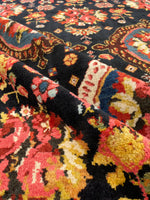 7' x 14'9" Antique Persian Bakhtiari / Long and Narrow Rug - Blue Parakeet Rugs