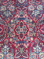 6x9 Antique Ghazvin rug (#1345) - Blue Parakeet Rugs