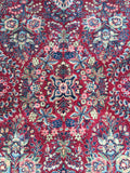 6x9 Antique Ghazvin rug (#1345) - Blue Parakeet Rugs