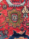 7'10 x 13' Antique Persian Iron rug Bidjar #2234 / 8x13 Vintage Rug - Blue Parakeet Rugs