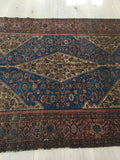 5'2 x 9'4 Antique Persian Ferahan Sarouk / Large Vintage Rug (#229) - Blue Parakeet Rugs