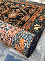 2’10 x 3’10 Persian Vintage Rug - Blue Parakeet Rugs